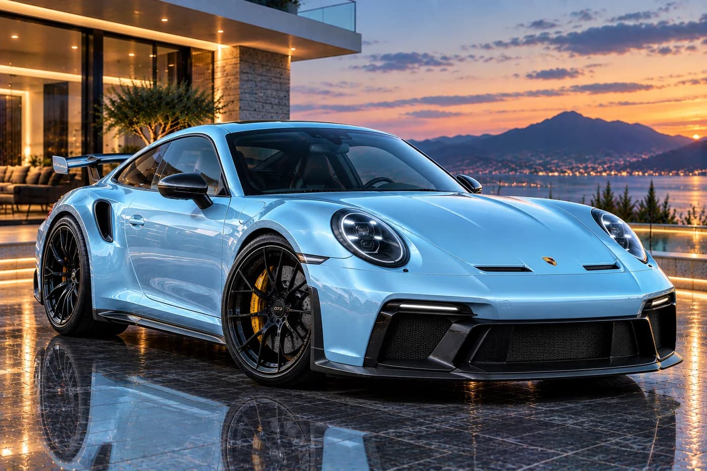 Lightening Metal Sky Blue